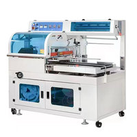 Otomatik kitap dergisi küçültme sarma makinesi zarf Shrink ambalaj makinesi L Bar küçültme sarma makinesi