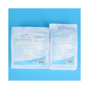 Gasa Médica Estéril Desgrasada de Algodón, 100 Unidades, para Cuidado de Heridas - Product Image 1