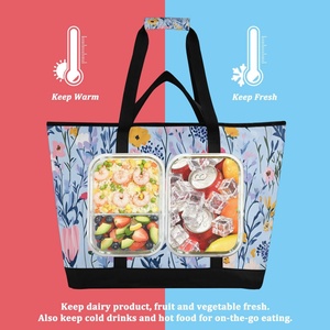 New Stylish <b>Lunch</b> <b>Tote</b> Shipping <b>Bag</b> Thermal Food Delivery Thermos Shoulder <b>Bags</b> Large <b>Lunch</b> <b>Bags</b> for Travel Picnic - Product Image 4
