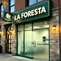 Enseigne lumineuse LED 3D personnalisée pour façade de magasin, enseigne de commerce extérieure rétroéclairée, panneau de signalisation avec lettres en relief éclairées par LED