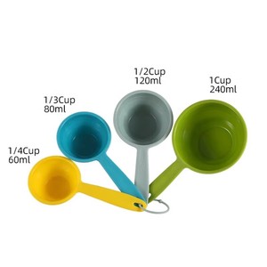 Nuevos Productos 2026, Gadget para el Hogar y la Cocina, Herramienta de Medición <span class=keywords><strong>4</strong></span> en <span class=keywords><strong>1</strong></span>, Cuchara <span class=keywords><strong>Medidora</strong></span> de Plástico Colorida - Product Image 3