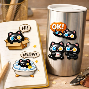 Autocollants décoratifs pour téléphone pour enfants, <span class=keywords><strong>Tamagotchi</strong></span> virtuel, animaux de compagnie pixelisés, amusants, en relief 3D, mignons, pour scrapbooking - Product Image 5