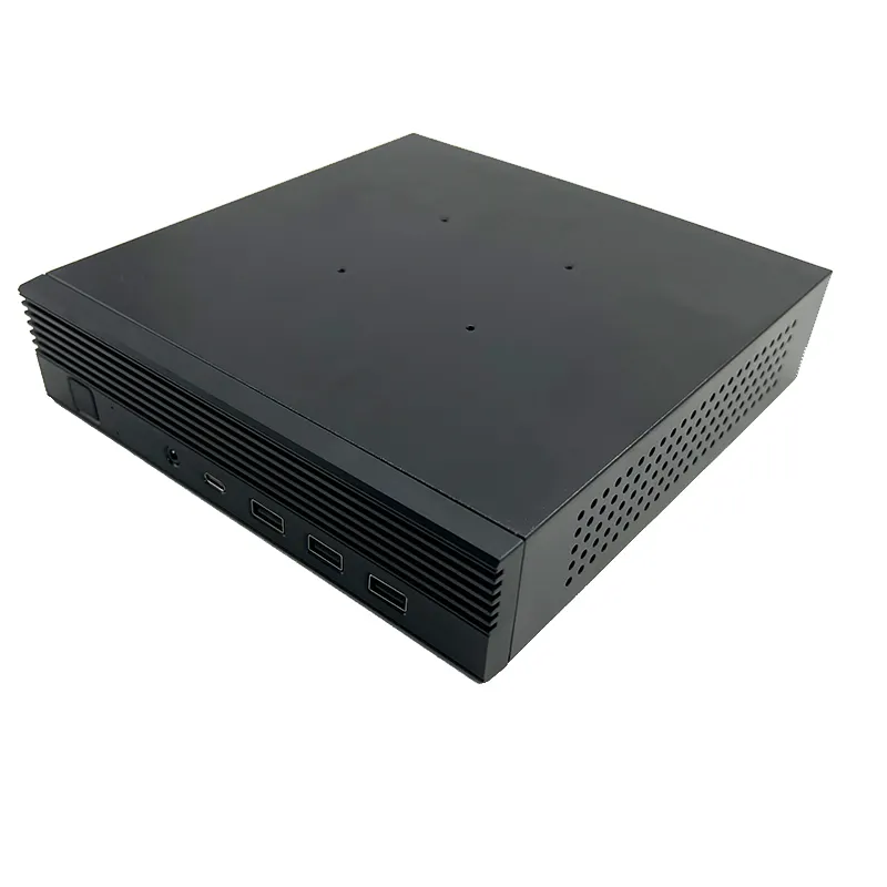 OEM ITX-Gehäuse Mini-CPU-Kern i7 Desktop-Computer 8 USB VGA RJ45 LAN Mini-PC Barebone-ITX-E-I53