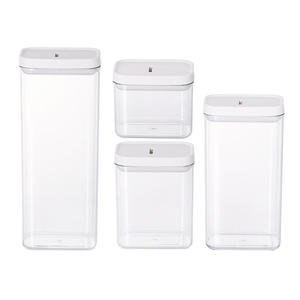 Latas selladas <span class=keywords><strong>de</strong></span> cocina <span class=keywords><strong>de</strong></span> alta calidad, contenedor <span class=keywords><strong>de</strong></span> granos <span class=keywords><strong>de</strong></span> despensa <span class=keywords><strong>de</strong></span> plástico transparente, caja <span class=keywords><strong>de</strong></span> órgano <span class=keywords><strong>de</strong></span> almacenamiento <span class=keywords><strong>de</strong></span> alimentos con tapa - Product Image 4