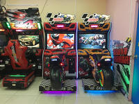 Machine de jeu d'arcade simulateur de moto GP à pièces Dreamland, simulateur de course de moto pour centre de jeux