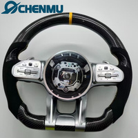 Volant en fibre de carbone et simili daim, nouvelle version améliorée, pour Mercedes-Benz AMG C E S-Class AMG W204 W205 W207 W211 W212 W213 W221W222