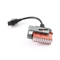 Cable de Interfaz OBD2 PSA de 30 Pines con Conector Adaptador Lexia3, Aislamiento de PVC, para Uso Automotriz en Citroën y Peugeot