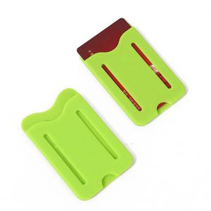 Nouveau porte-cartes auto-adhésif à double barre creuse, portefeuille autocollant pour téléphone portable pour cartes bancaires, de bus, d'identité et de crédit - Product Image 5