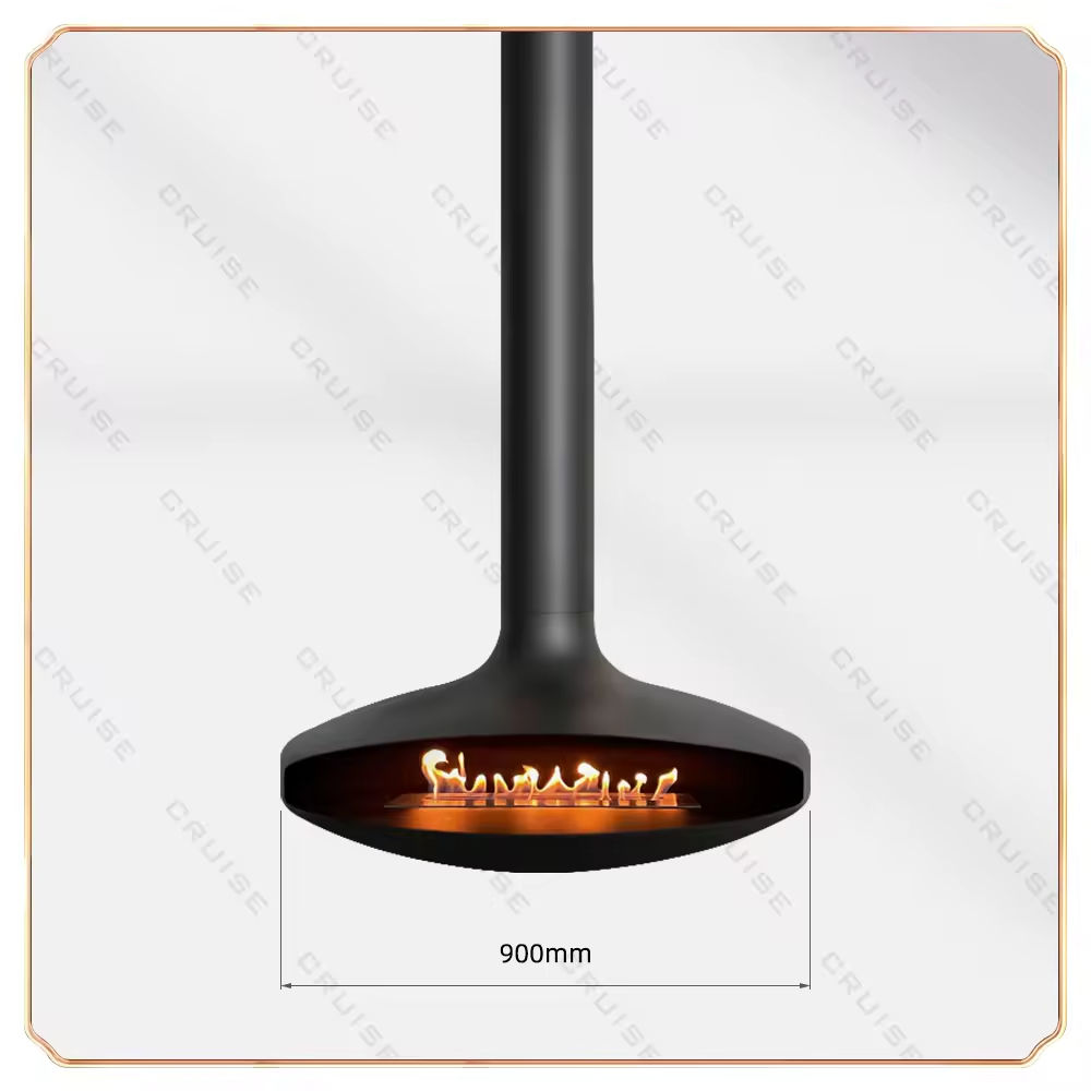 UFO-cheminée à l'éthanol-900mm