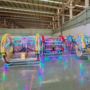 <span class=keywords><strong>Voiture</strong></span> Le Bar 2 places 360 °   Manège électrique rotatif Happy Rolling Ride avec lumières LED et musique, parc d'attractions, centre commercial, véhicule amusant pour enfants et adultes - Product Image 3