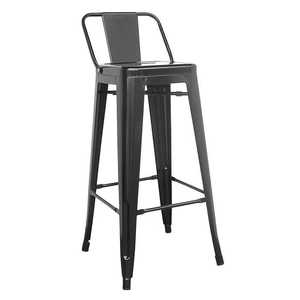 <span class=keywords><strong>Tabouret</strong></span> de comptoir en métal à dossier <span class=keywords><strong>bas</strong></span> de <span class=keywords><strong>style</strong></span> <span class=keywords><strong>industriel</strong></span> simple à la mode <span class=keywords><strong>Tabouret</strong></span> de bar en métal haut de restaurant - Product Image 4