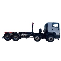 8x4 20MT 25MT de grue palan rouler bras de levage crochet bras chariot détachable conteneur type camions à ordures