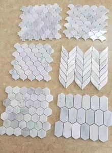 Anufacture F An haped ish cale Hite ararble tono osaosaic arrarrera atterattern Itchen acksplash osaosaic - Product Image 6