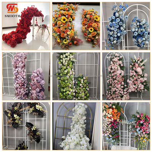 SMOOTH, recién llegados, fila de flores blancas, flor de cerezo, corredor de flores artificiales, decorativo para fiesta de boda - Product Image 4