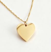 Delicado Collar con Colgante de Corazón y Frase Bíblica, en Acero Inoxidable, Grabable, Joyería para Mujer, Resistente al Agua e Hipoalergénico