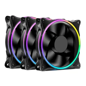 Yüksek performanslı soğutma PC Fan RGB aydınlatma bilgisayar oyun fanı