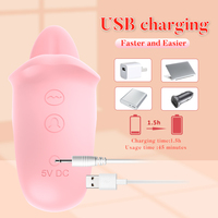 Großer Mundförmiger Saugvibrator Frauen-Sexspielzeug Massagegerät Erotische Maschine G-Punkt Zungen-Leck-Vibrator für Frauen und Paare