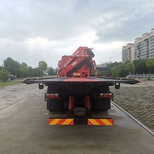 Camion grue de dépannage d'origine Dongfeng D9, grue à flèche pliante à 4 sections de 8 tonnes, dépanneuse à plateau avec fonction de levage - Product Image 6