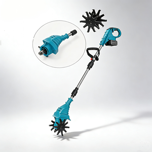 RUOSONG W-1 21V Motoculteur et décompacteur de sol sans fil <span class=keywords><strong>à</strong></span> <span class=keywords><strong>batterie</strong></span>, poignée antidérapante en alliage d'aluminium, <span class=keywords><strong>batterie</strong></span> 1.3AH - Product Image 1
