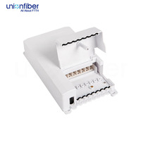 Boîtier terminal fibre optique extérieur Nap Box FTTH 8 cœurs en ABS blanc, boîtier de distribution fibre 1*8 ports FDB ODP OTB