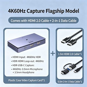UGREEN การ์ดจับภาพวิดีโอ 4K 60Hz พร้อม Loop Out USB 3.0 Type-C การ์ดจับภาพเกมสำหรับการสตรีมมิ่ง - Product Image 6