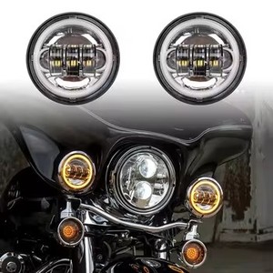 ไฟตัดหมอก LED รุ่น FG30B-1 จำนวน 2 ชิ้น สำหรับรถฮาร์เลย์-เดวิดสัน ขนาด 4.5 นิ้ว สำหรับยามาฮ่า วี สตาร์ 950 สำหรับโรดคิง อีเลคตร้าไกลด์ อัลตร้า คลาสสิค - Product Image 1