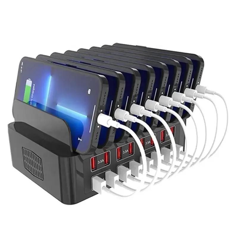 Hot Selling Multi-function 150W 16 x USB Ports 3.5A Fast Smart Charging Station with Phone