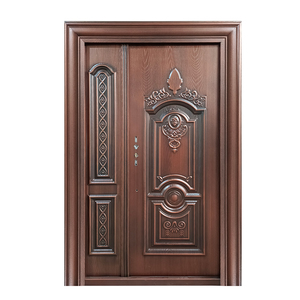 TECHTOP Moderno Exterior Metal Hierro Acero Inoxidable Seguridad Una <span class=keywords><strong>y</strong></span> <span class=keywords><strong>Media</strong></span> <span class=keywords><strong>Puerta</strong></span> <span class=keywords><strong>Aluminio</strong></span> Fundido Otra <span class=keywords><strong>Puerta</strong></span> para Casa Villa - Product Image 6