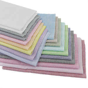 Kain Katun Twill Poliester Seersucker Ringan Berwarna-warni untuk Pakaian, Kemeja, Gaun, Celana - Product Image 2