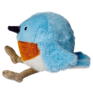 Peluche Oiseau Bleu Rond de 5 Pouces Personnalisée de Haute Qualité, Adorable et Douce, Compagnon Réconfortant pour Enfants, Idéale pour l'Heure du Coucher et la Décoration Intérieure - Product Image 3