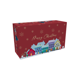 Bán Buôn Từ Nghệ Thuật Giấy Khăn Hộp Sang Trọng Có Thể Gập Lại <span class=keywords><strong>Hardbound</strong></span> Quà Tặng Vành Đai Ví Hộp Bông Tuyết Màu Xanh Lá Cây Hộp Giấy - Product Image 2