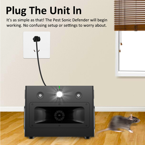 3 mod ultrasonik haşere kovucu kemirgenler ve böcekleri caydırmak için güçlü ses flaş kedi çağrı - Product Image 5