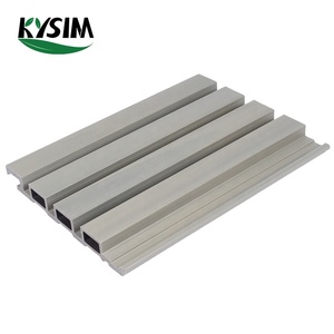 Panneaux muraux noirs en <span class=keywords><strong>3d</strong></span> grain de bois, design de construction, planches d'extérieur wpc, 12 pièces - Product Image 5