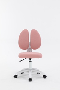 Siège rembourré pivotant à 360 degrés, coloré et durable, dossier en maille respirante, <span class=keywords><strong>roulettes</strong></span> silencieuses, réglable en hauteur, ergonomique, en plastique - Product Image 2