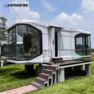 Maison conteneur modulaire de luxe préfabriquée la plus populaire, style capsule spatiale Apple, de marque Maison - Product Image 4