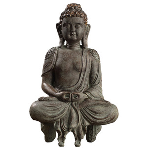 Statue de Bouddha en résine, artisanat décoratif, ornement pour la maison, sculpture d'art zen - Product Image 5
