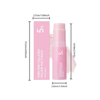 Baume Hydratant Quotidien Multi-Usages pour le Corps, le Visage et les Lèvres, Adapté aux Zones Sèches, avec PDRN Rose