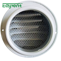 Capot d'évacuation extérieur rond en acier inoxydable durable pour la ventilation des cuisines commerciales, certifié CE ISO