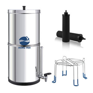 Hồng HUI NSF/ANSI 42 & 372 LT-2.25B loại bỏ <span class=keywords><strong>Fluoride</strong></span>, clo thép không gỉ Máy lọc nước Trọng cực-fed hệ thống lọc nước - Product Image 2