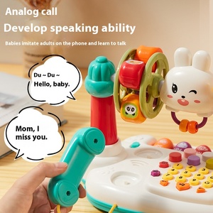 Jouet éducatif pour enfants Simulation de téléphone portable pour bébés de 8 à 12 mois La première ligne <span class=keywords><strong>fixe</strong></span> de musique de bébé encourage l'éducation - Product Image 3