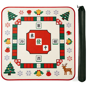 Tapete de Mahjong Personalizado 33x33 Oh My Min <span class=keywords><strong>Serengeti</strong></span>, Pedido Mínimo 1, Verde, Rosa, Turquesa Tropical, Jungla, Monos, Tigres, Americano - Product Image 5