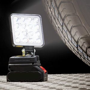 Ananke Tools - Lámpara de Trabajo de Emergencia Industrial/DIY Recargable Inalámbrica Plegable de 40 W con Batería de Litio para Exteriores y 16 Luces LED - Product Image 3