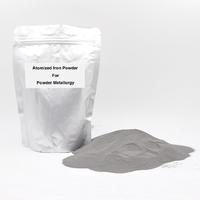 Poudre de fer atomisée pure REACH ISO, poudre fe pour pièces magnétiques