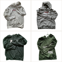 Hoodie Olahraga Branded Bekas Grosir, Hoodie Second Hand Campuran, Baju Bekas Crewneck untuk Olahraga
