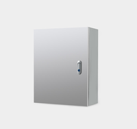 Boîtier de distribution électrique personnalisé en acier inoxydable IP54, armoire électrique extérieure thermolaquée pour OEM