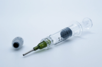 Seringues en verre borosilicate de 1 ml, seringues réutilisables avec embout Luer Lock / Luer Cap