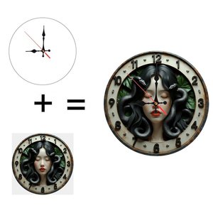 Round Wooden Wall <b>Clock</b> 25x25Cm Silent Non Ticking Easy Read Home Living Room Decor - Product Image 6