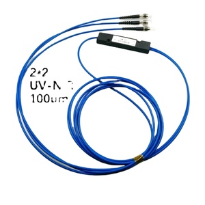 Divisor <span class=keywords><strong>de</strong></span> Fibra Óptica Híbrido SMA905 2*2, 100um, 1m/2m, Acoplador <span class=keywords><strong>de</strong></span> Fibra Óptica MM <span class=keywords><strong>de</strong></span> Núcleo Grande UV-NIR, China Continental, 1 Año <span class=keywords><strong>de</strong></span> Garantía - Product Image 2