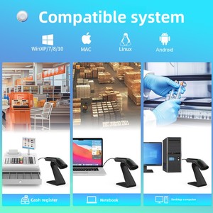 Escáner Inalámbrico Xinjiamei para Códigos <span class=keywords><strong>de</strong></span> Barras y Códigos QR, Velocidad <span class=keywords><strong>de</strong></span> Escaneo <span class=keywords><strong>de</strong></span> 500, Resolución <span class=keywords><strong>de</strong></span> 4mil, para Supermercados, <span class=keywords><strong>Farmacias</strong></span>, Pago en Caja - Product Image 3