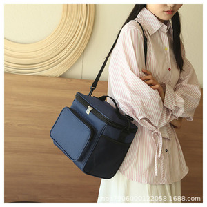 Sac de pique-nique isotherme grande capacité, sac à lunch thermique, sac isotherme avec bandoulière, boîte à lunch imperméable pour l'extérieur - Product Image 3